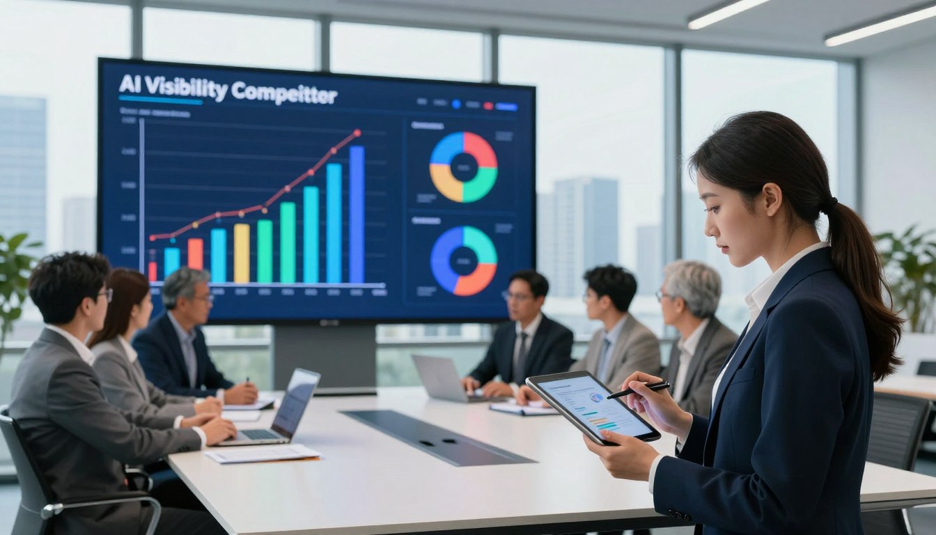 AI visibility competitor comparison