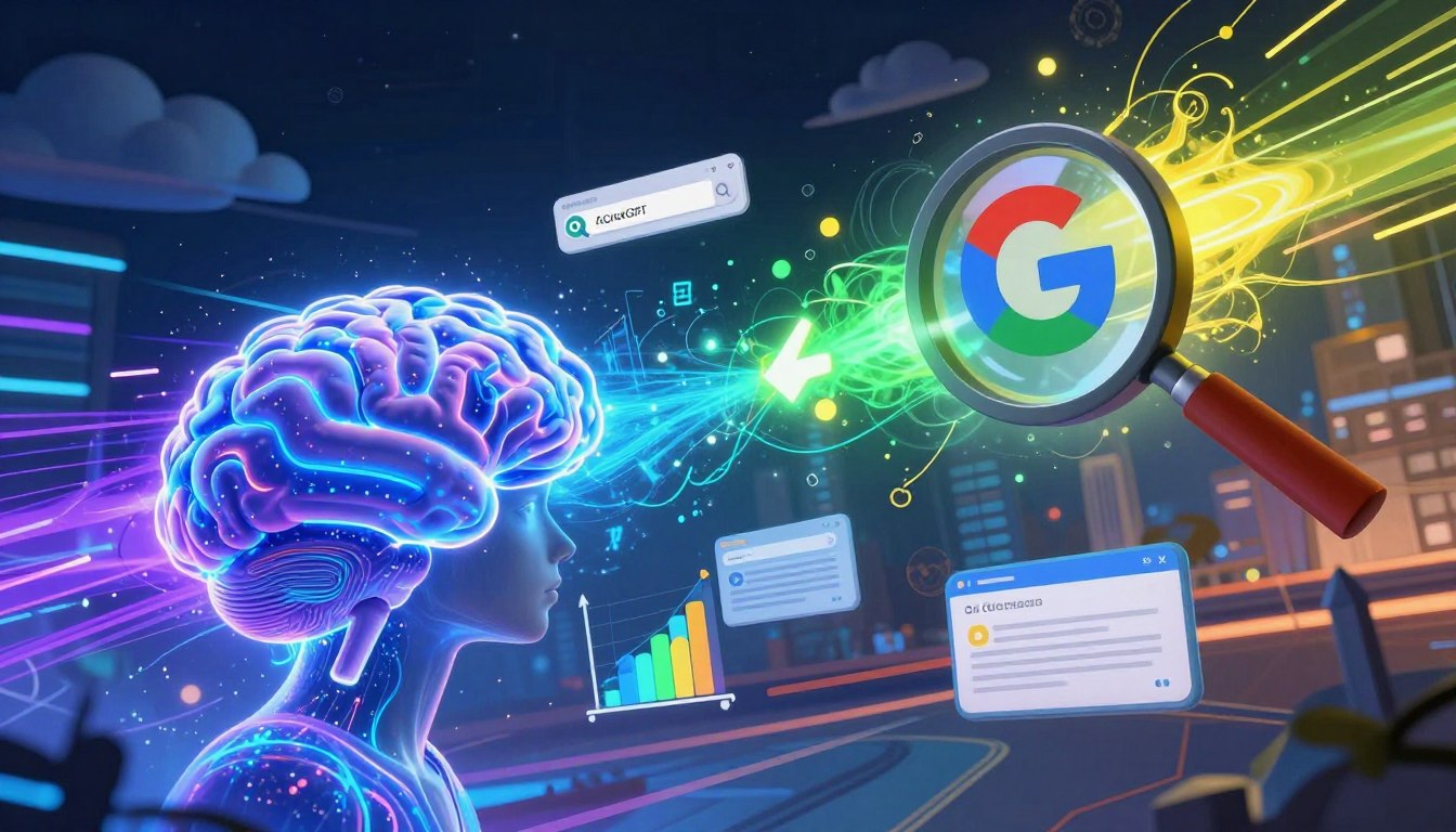 ChatGPT vs Google traffic